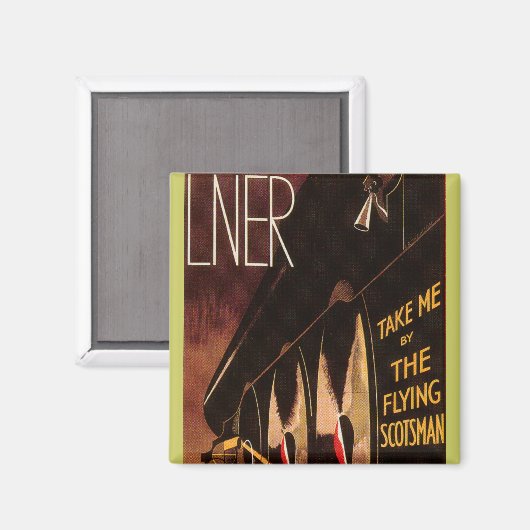 LNER Flying Scotsman Magneet (Voorkant / Achterkant)