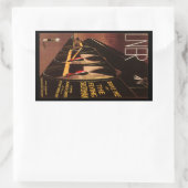 LNER Flying Scotsman Rechthoekige Sticker (Tas)