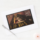 LNER Flying Scotsman Rechthoekige Sticker (Envelop)