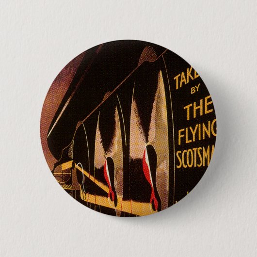 LNER Flying Scotsman Ronde Button 5,7 Cm (Voorkant)