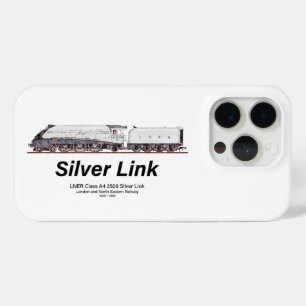 LNER Klasse A4 2509 Silver Link stoomlocomotief iPhone 15 Pro Case