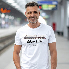 LNER Klasse A4 2509 Silver Link stoomlocomotief  T-shirt
