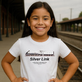 LNER Klasse A4 2509 Silver Link stoomlocomotief  T-shirt