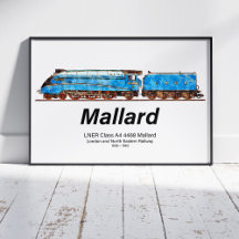 LNER Klasse A4 4468 Mallard - Snelste Stoomlocomot