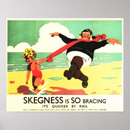 LNER SKEGNESS IS ZO BEDRIJFSBEDRIJFS spoor Poster (Voorkant)