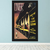 LNER ~ The Flying Scotsman Canvas Afdruk (Insitu (Houten vloer))