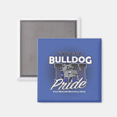 LNES Bulldog Pride Koelkast Magneet (Voorkant / Achterkant)