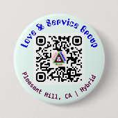 LNS Linktree QR Code Button Blauw (Voorkant)