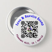 LNS Linktree QR Code Button Wit (Voorkant /achterkant)