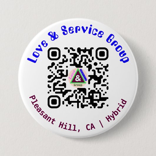 LNS Linktree QR Code Button Wit (Voorkant)