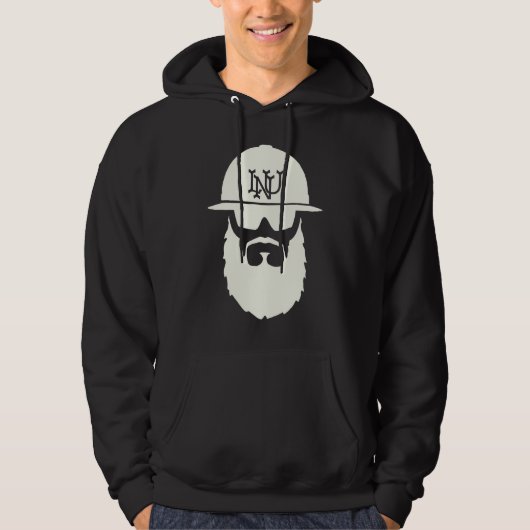 LNU Gast zwarte hoed Hoodie (Voorkant)