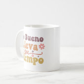 "Lo Bueno Lleva su Tiempo" Boho Inspirerend Koffiemok (Voorkant links)
