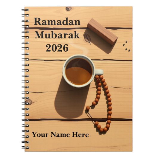 Lo-fi esthetiek Islamitische studie Notitieboek (Voorkant)