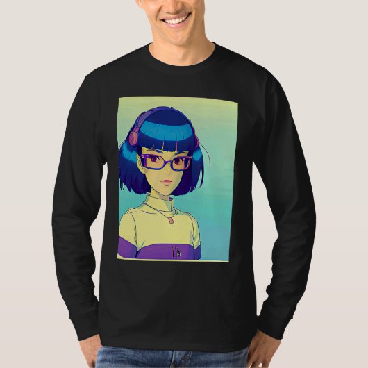 Lo fi hip hop chillhop chill beats aesthetics  131 t-shirt (Voorkant)