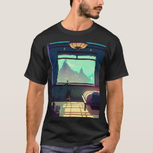Lo fi hip hop chillhop chill beats aesthetics 144 t-shirt