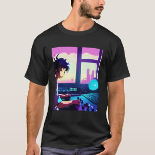 Lo fi hip hop chillhop chill beats aesthetics 17 t-shirt