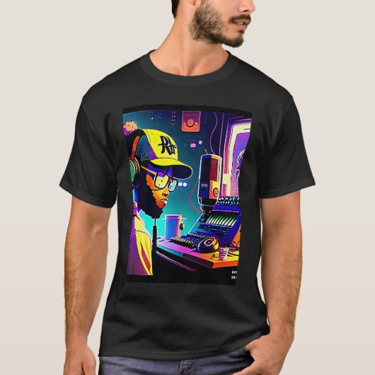 Lo fi hip hop chillhop chill beats aesthetics  1 t-shirt (Voorkant)