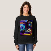 Lo fi hip hop chillhop chill beats aesthetics  27 trui (Voorkant volledig)