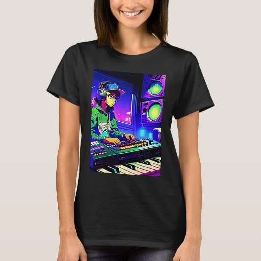Lo fi hip hop chillhop chill beats aesthetics  29 t-shirt (Voorkant)