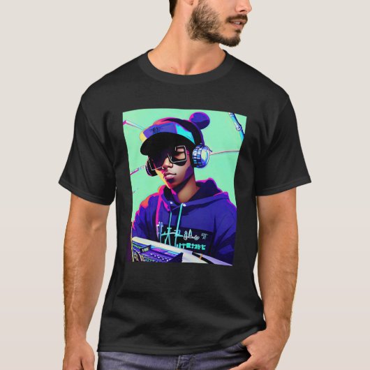 Lo fi hip hop chillhop chill beats aesthetics 2 t-shirt (Voorkant)