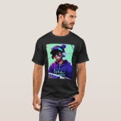 Lo fi hip hop chillhop chill beats aesthetics 2 t-shirt (Voorkant volledig)