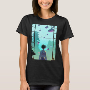 Lo fi hip hop chillhop chill beats aesthetics 3 t-shirt