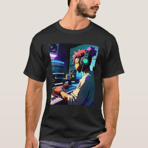 Lo fi hip hop chillhop chill beats aesthetics 4 t-shirt