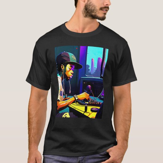 Lo fi hip hop chillhop chill beats aesthetics  4 t-shirt (Voorkant)