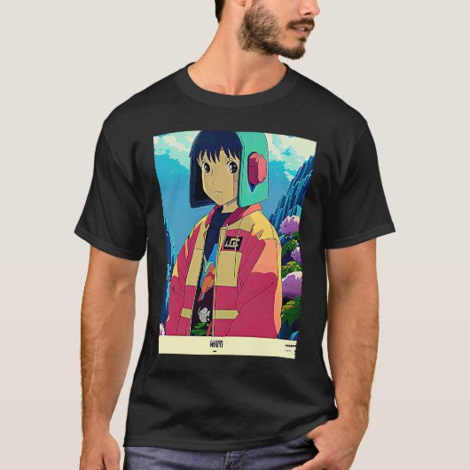 Lo fi hip hop chillhop chill beats lofi aesthetics t-shirt (Voorkant)