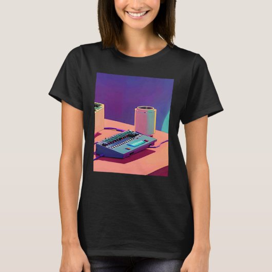 Lo fi hip hop chillhop chill beats lofi aesthetics t-shirt (Voorkant)