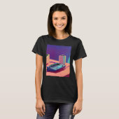 Lo fi hip hop chillhop chill beats lofi aesthetics t-shirt (Voorkant volledig)