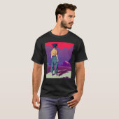Lo fi hip hop chillhop chill beats lofi aesthetics t-shirt (Voorkant volledig)