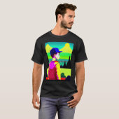 Lo fi hip hop chillhop chill beats lofi aesthetics t-shirt (Voorkant volledig)
