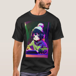 Lo fi hip hop chillhop chill beats lofi esthetics t-shirt