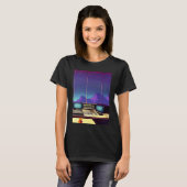 Lo fi hip hop chillhop chill beats studio aestheti t-shirt (Voorkant volledig)