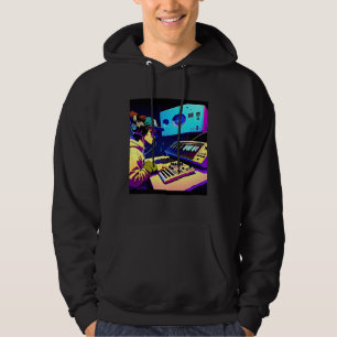 Lo fi hiphop chillhop chill beats esthetiek 16 hoodie