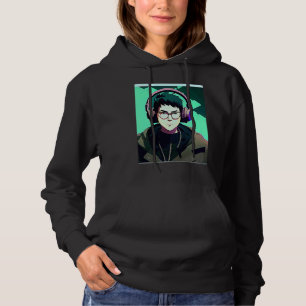 Lo-fi hiphop chillhop chill beats jongens esthetie hoodie