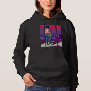 Lo fi hiphop chillhop chill beats lofi esthetiek hoodie