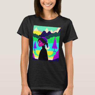 Lo fi hiphop chillhop chill beats lofi esthetiek t-shirt