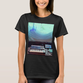 Lo fi hiphop chillhop chill beats studio aestheti t-shirt