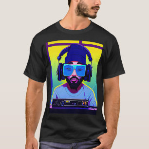 Lo fi hiphop chillhop chill beats studio aestheti t-shirt