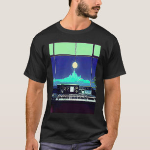 Lo fi hiphop chillhop chill beats studio aestheti t-shirt