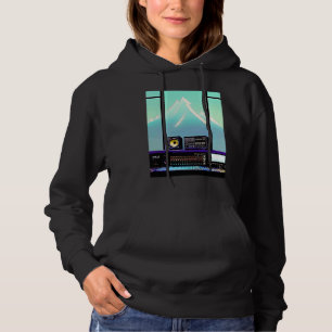 Lo fi hiphop chillhop chill beats studio esthetiek hoodie