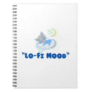 Lo-Fi Mood Cat Esthetisch Notitieboek