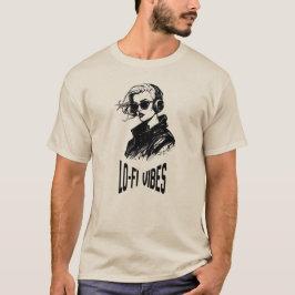 Lo-Fi Sfeer Vector Kunst T-shirt