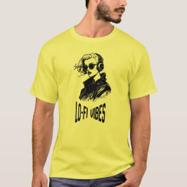 Lo-Fi Sfeer Vector Kunst T-shirt