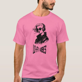 Lo-Fi Sfeer Vector Kunst T-shirt