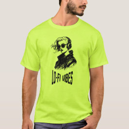 Lo-Fi Sfeer Vector Kunst T-shirt