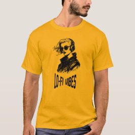 Lo-Fi Sfeer Vector Kunst T-shirt