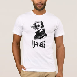 Lo-Fi Sfeer Vector Kunst T-shirt